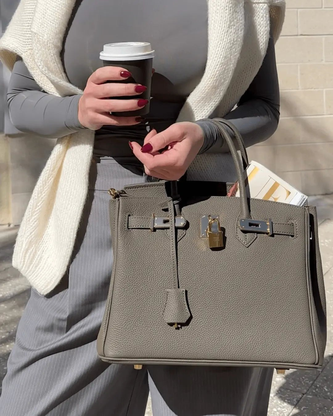 Valentina | Bolso Tote de Piel Solapa