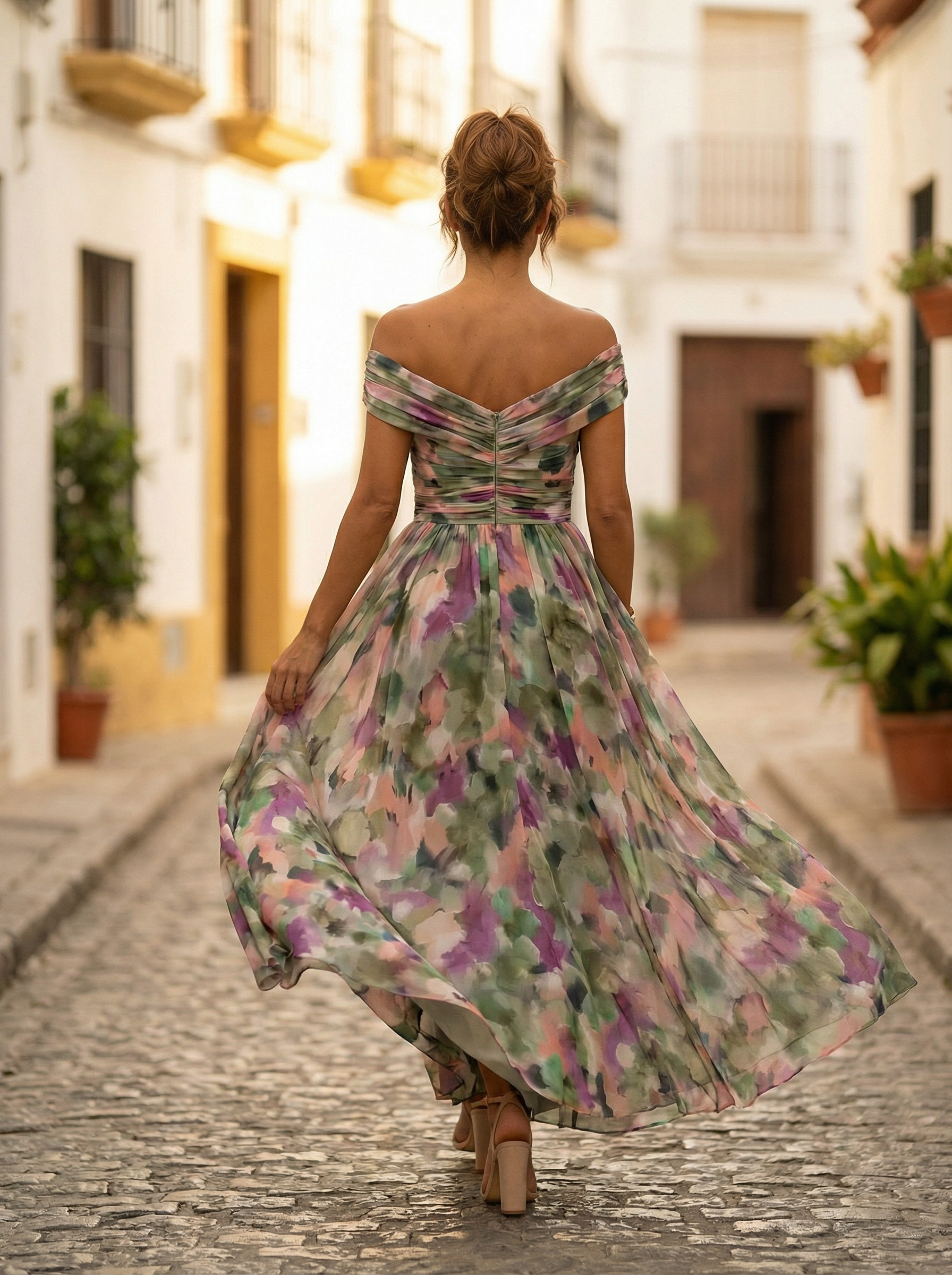 Valentina | Vestido Invitada Boda Midi Maxi Mujer