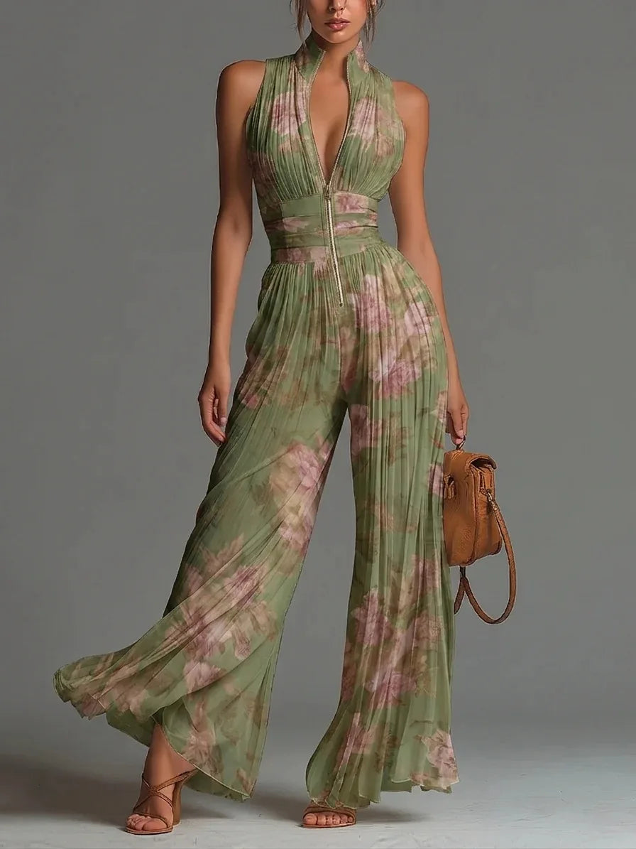Valeria | Jumpsuit Mujer Pantalón Palazzo Maxi