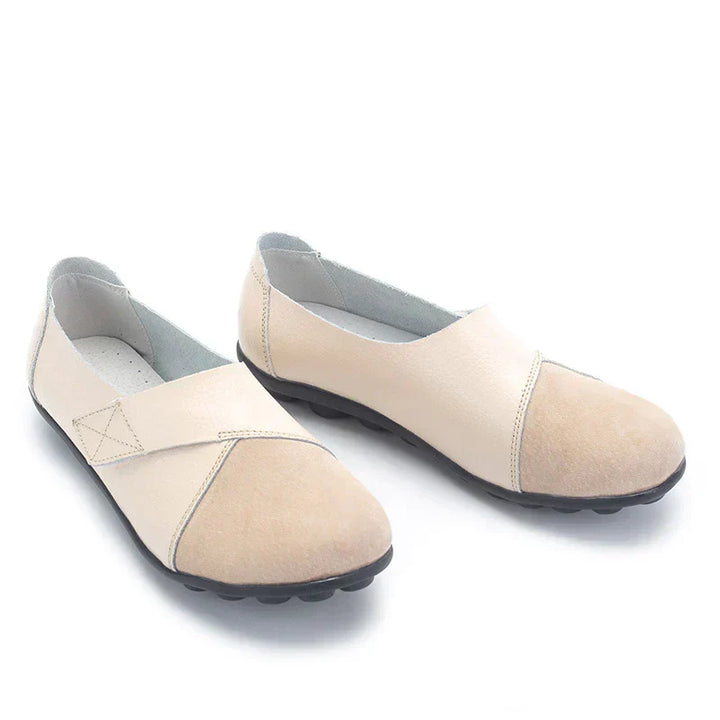Valeria | Mocasines de Cuero con Costuras Mujer