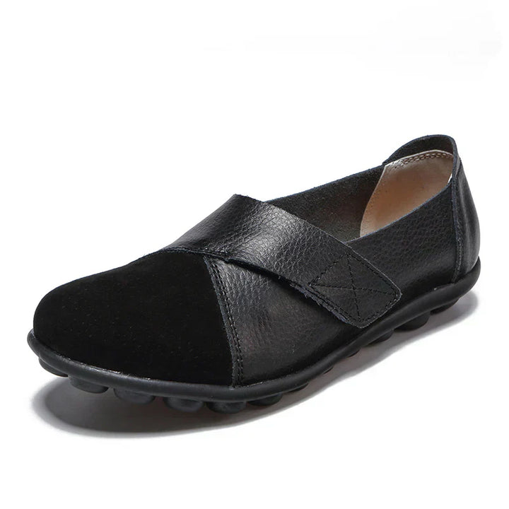 Valeria | Mocasines de Cuero con Costuras Mujer