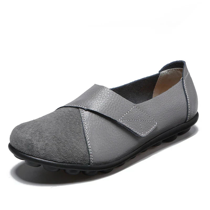 Valeria | Mocasines de Cuero con Costuras Mujer