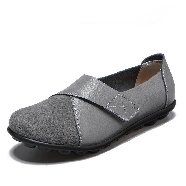 Valeria | Mocasines de Cuero con Costuras Mujer