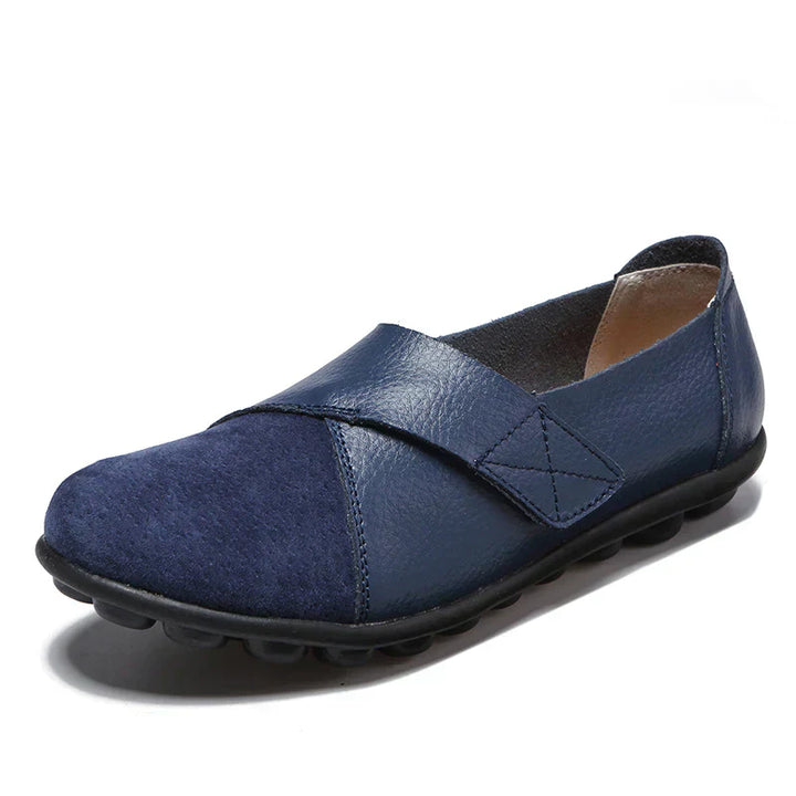 Valeria | Mocasines de Cuero con Costuras Mujer
