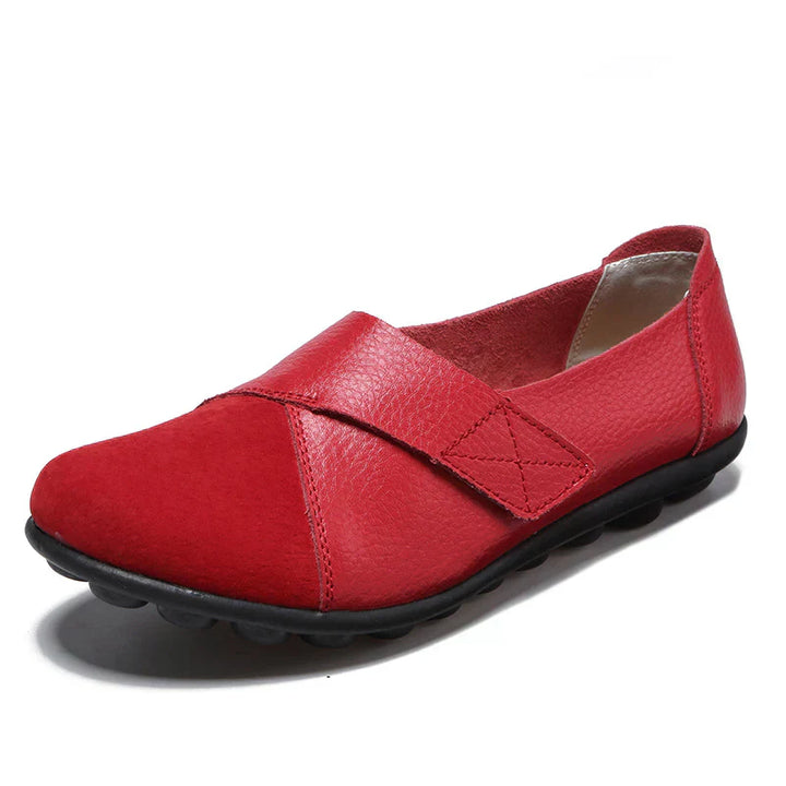 Valeria | Mocasines de Cuero con Costuras Mujer