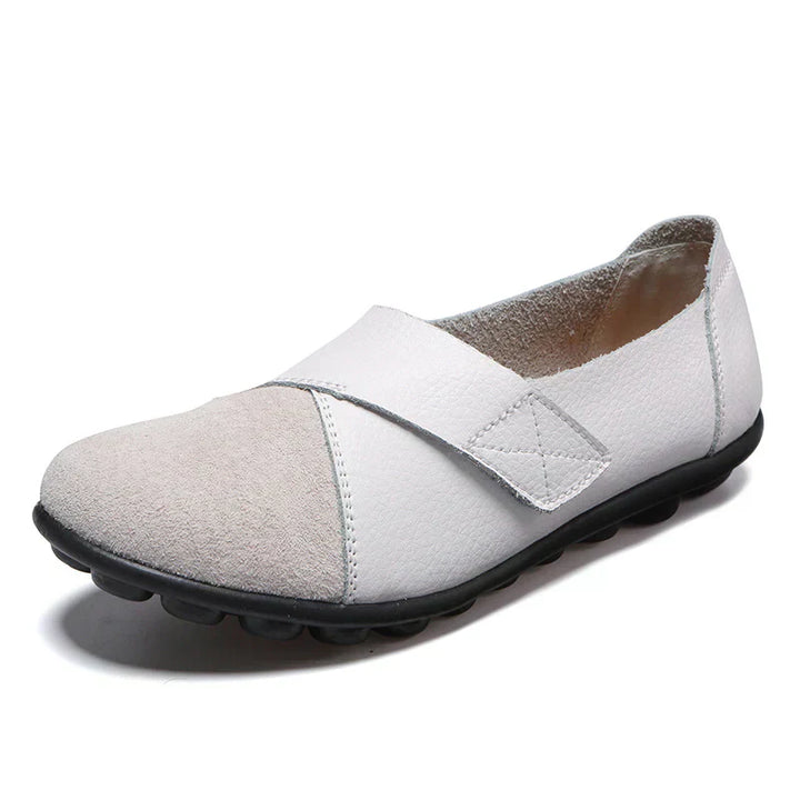 Valeria | Mocasines de Cuero con Costuras Mujer
