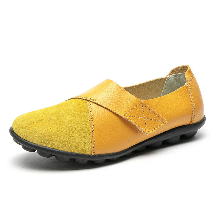 Valeria | Mocasines de Cuero con Costuras Mujer