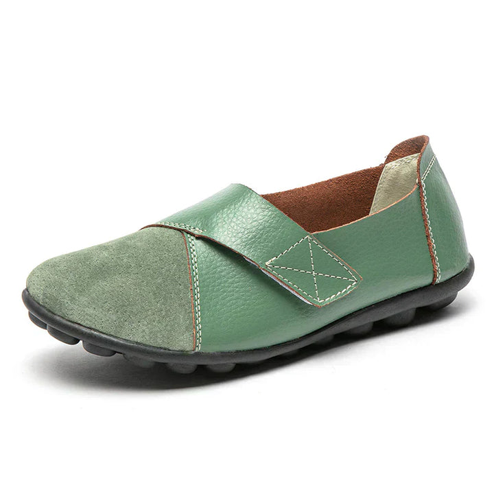 Valeria | Mocasines de Cuero con Costuras Mujer