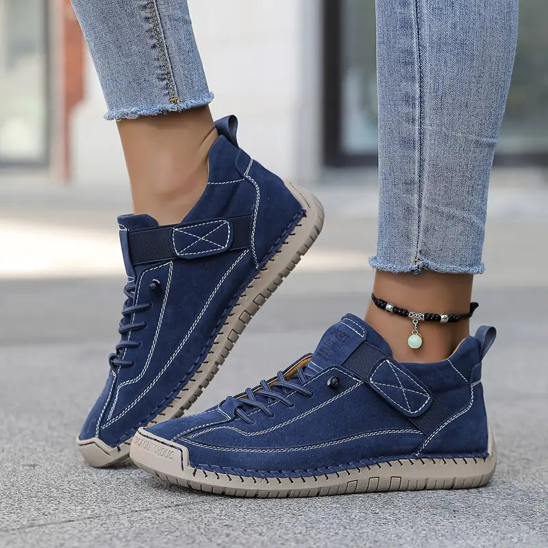 Valeria | Zapatillas de Caminata Cuero Cordones
