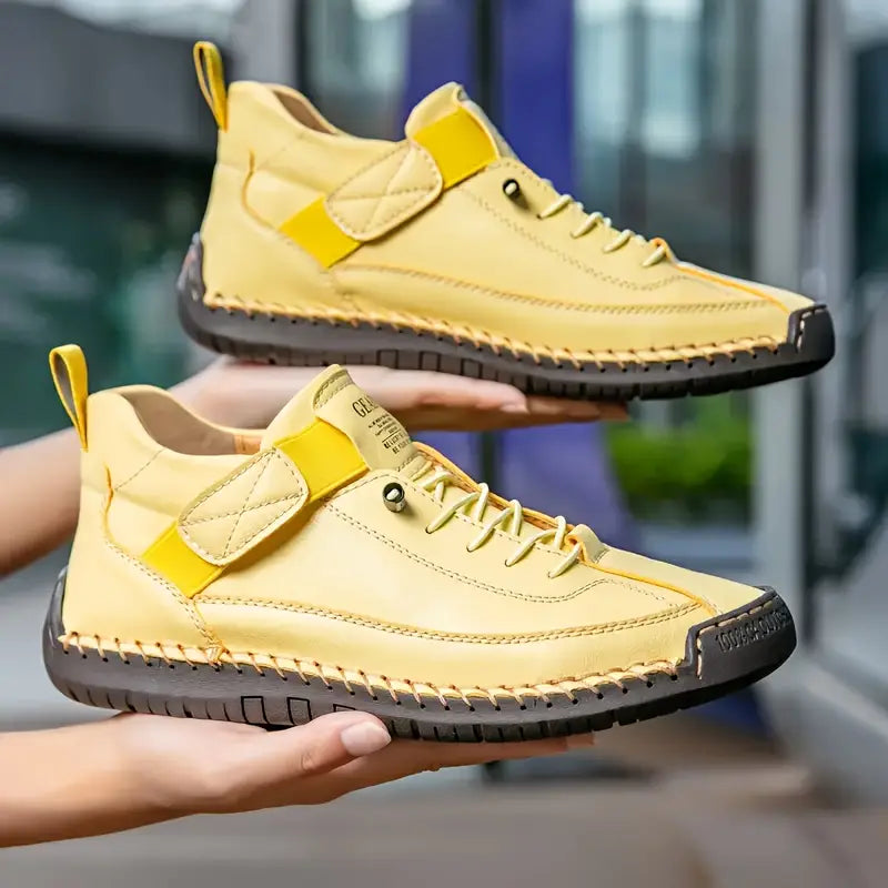 Valeria | Zapatillas de Caminata Cuero Cordones