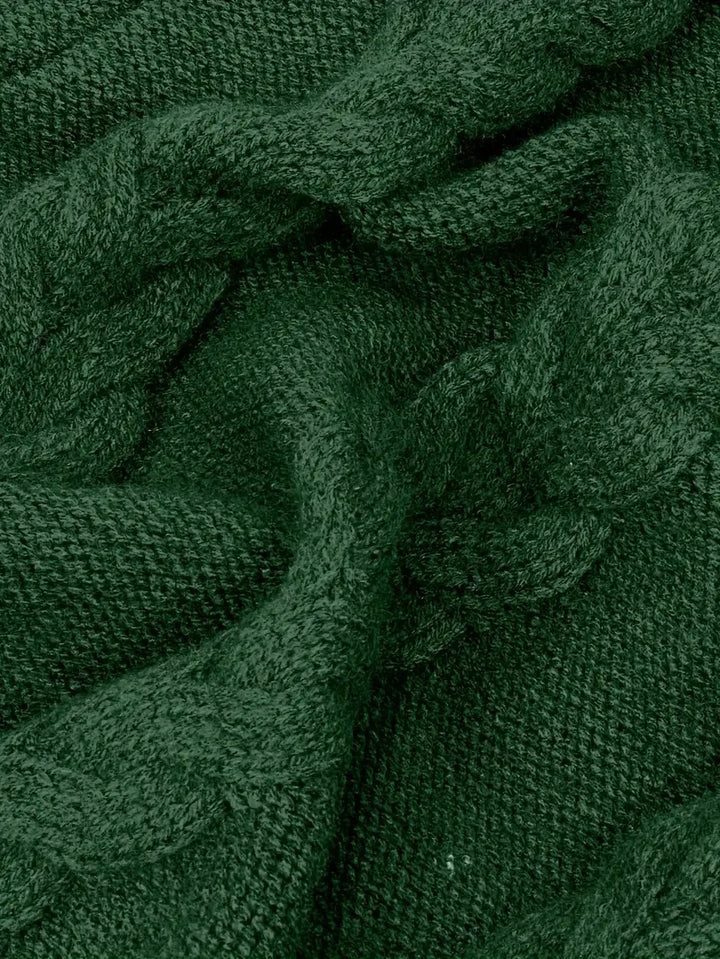 Sara | Vestido de Cuello Alto de Punto Largo