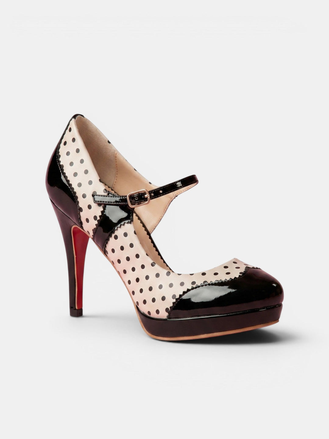 Lucía | Zapatos Tacón Stiletto Charol Lunares