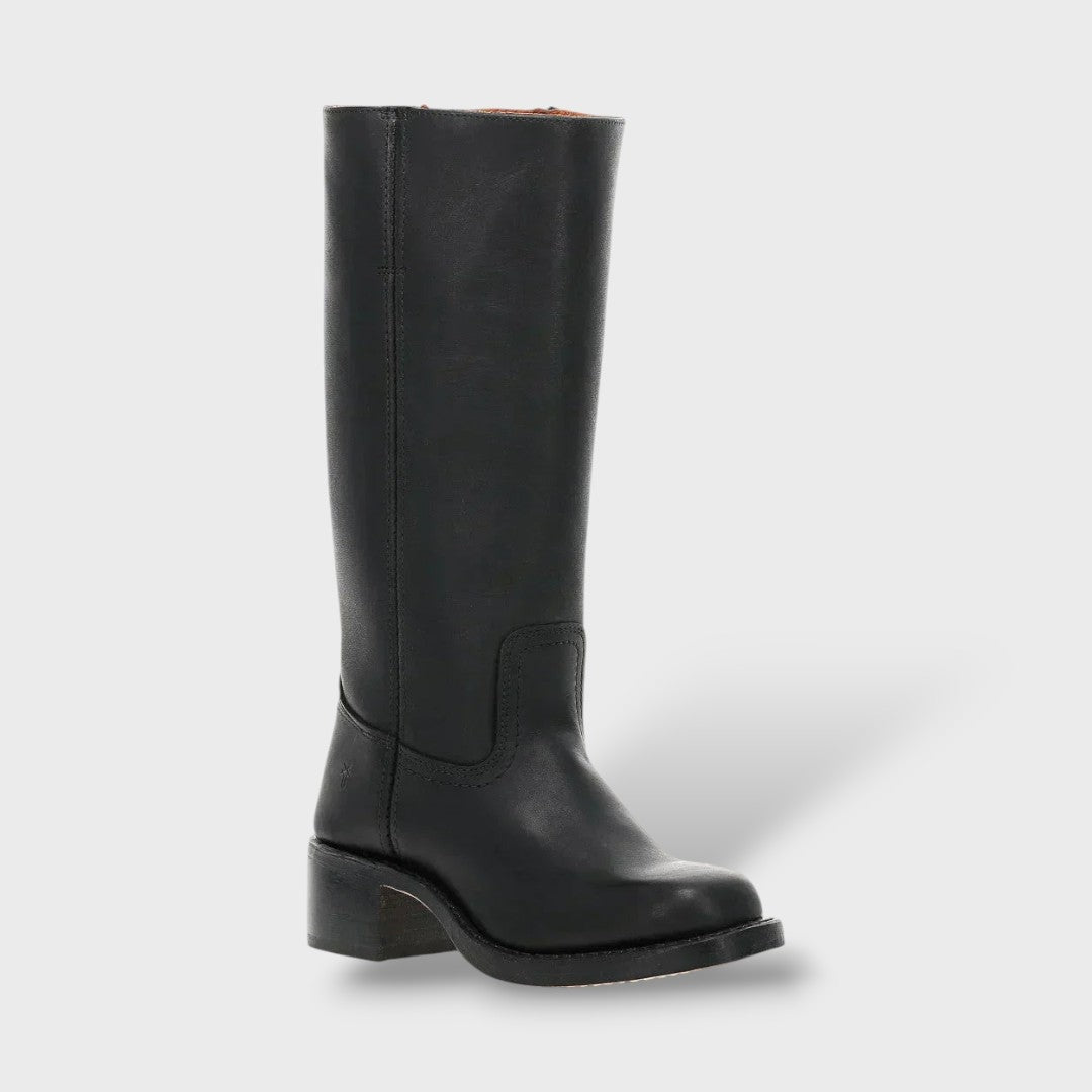 Diana | Botas Altas de Piel con Tacón