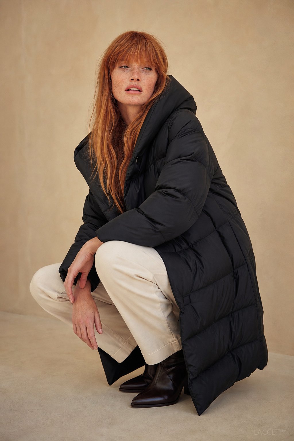 Ana | Chaqueta Acolchada con Capucha Larga