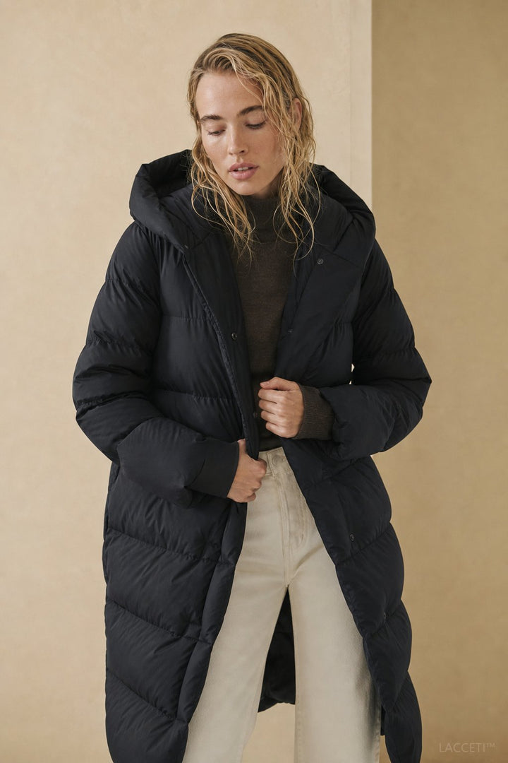 Ana | Chaqueta Acolchada con Capucha Larga