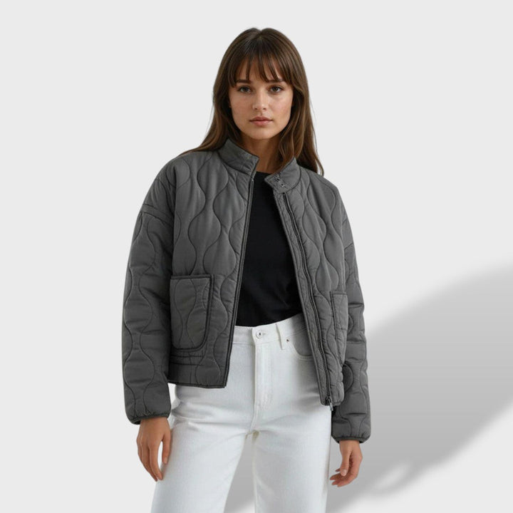 Julia | Chaqueta Acolchada Mujer Cuello Banda