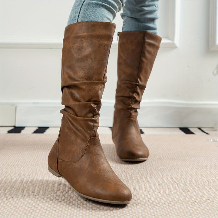 Elena | Botas Slouch Caña Media Mujer