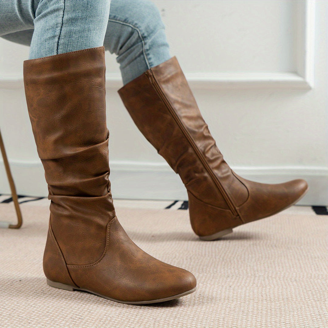 Elena | Botas Slouch Caña Media Mujer