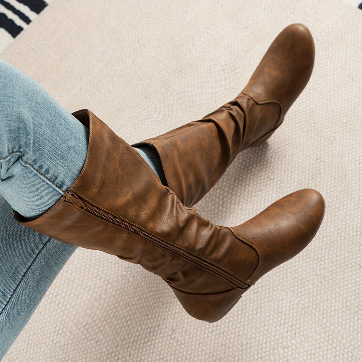 Elena | Botas Slouch Caña Media Mujer