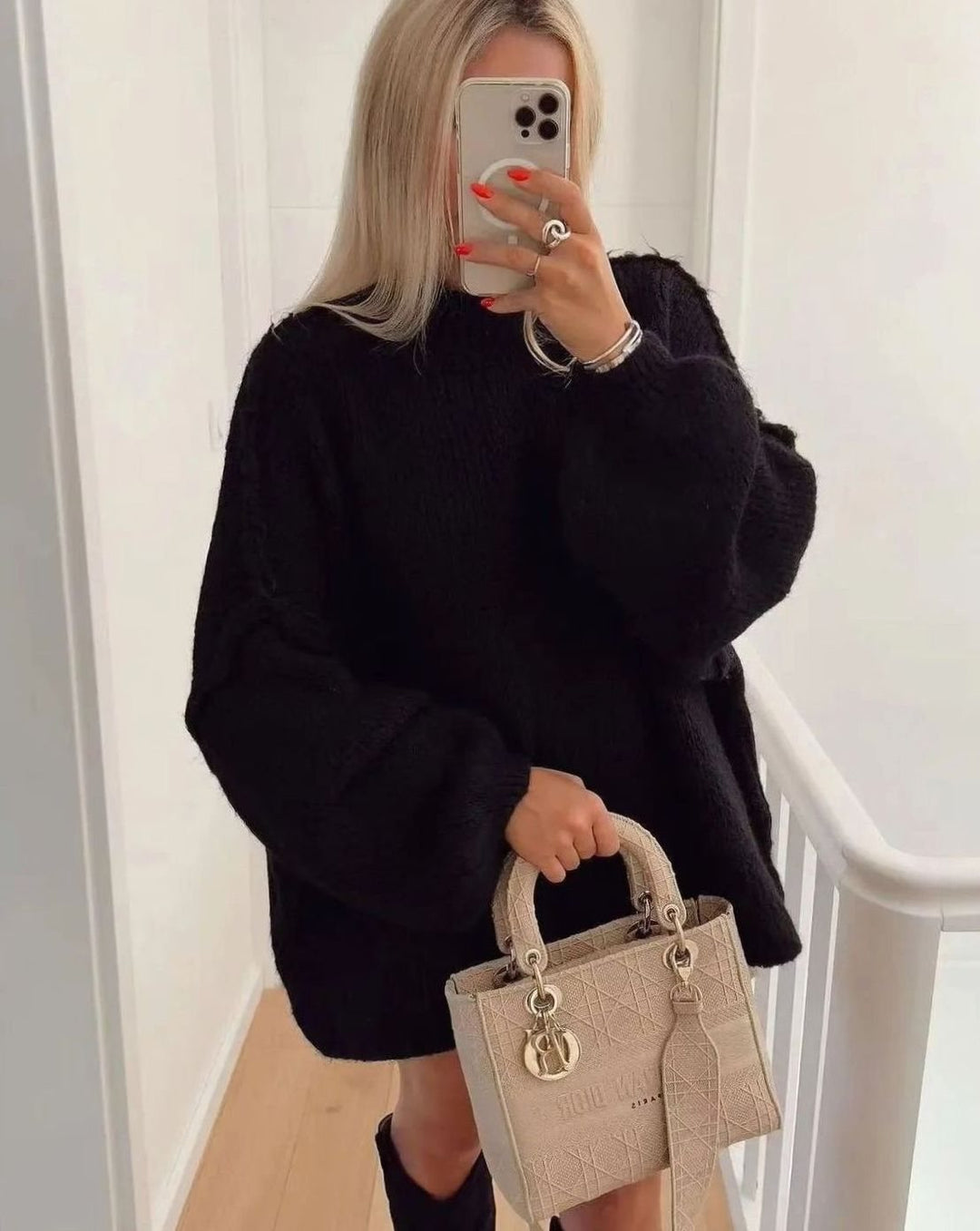 Belén | Suéter Oversize de Punto Grueso Mujer