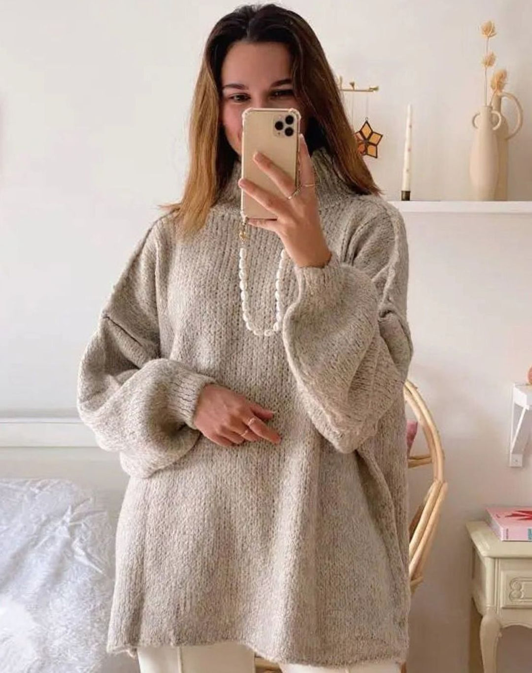 Belén | Suéter Oversize de Punto Grueso Mujer